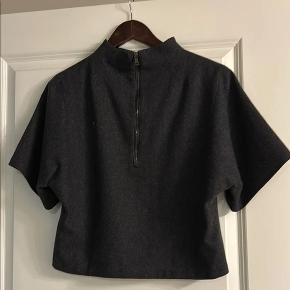 Ralph Lauren Black Label Elegant Gray-Black Women's Top - Picture 2 of 6